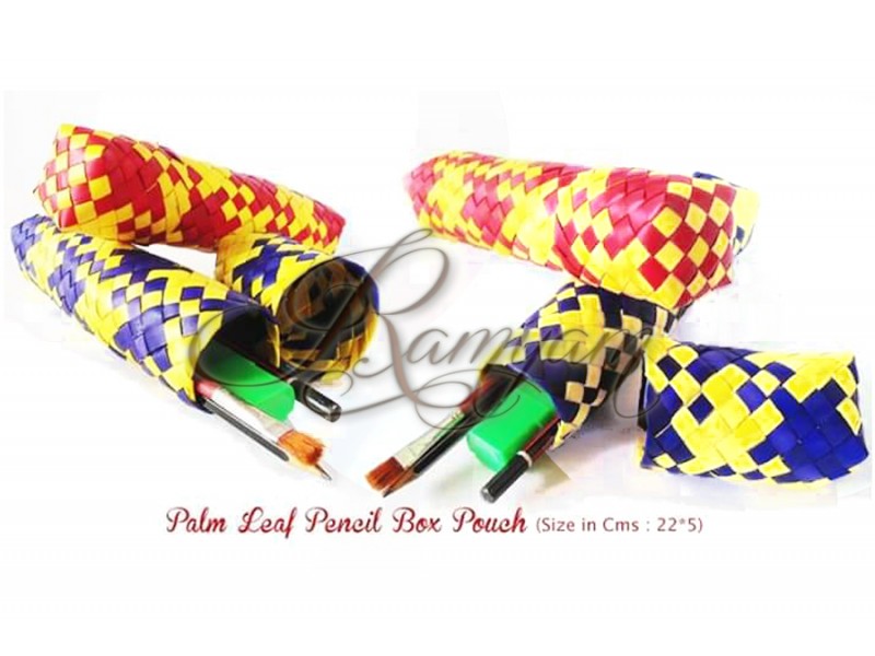 Palm leaf Pencil Pouch Box Return Gift Item Birthday Gift natural Product  Palm leaf Pencil Pouch Box Return Gift Item Birthday Gift natural Product