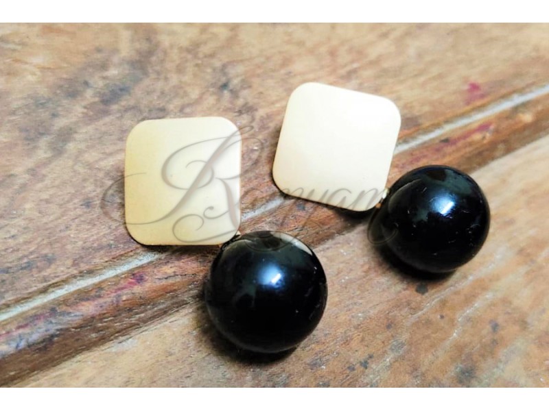 Daily Wear Fashion Black Pearl Earrings For Women Gift Jewellery Daily Wear Fashion Black Pearl Earrings For Women Gift Jewellery